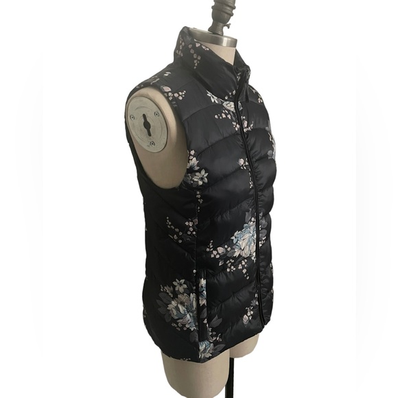 LOFT floral puffer vest Size XXS - Picture 4 of 10